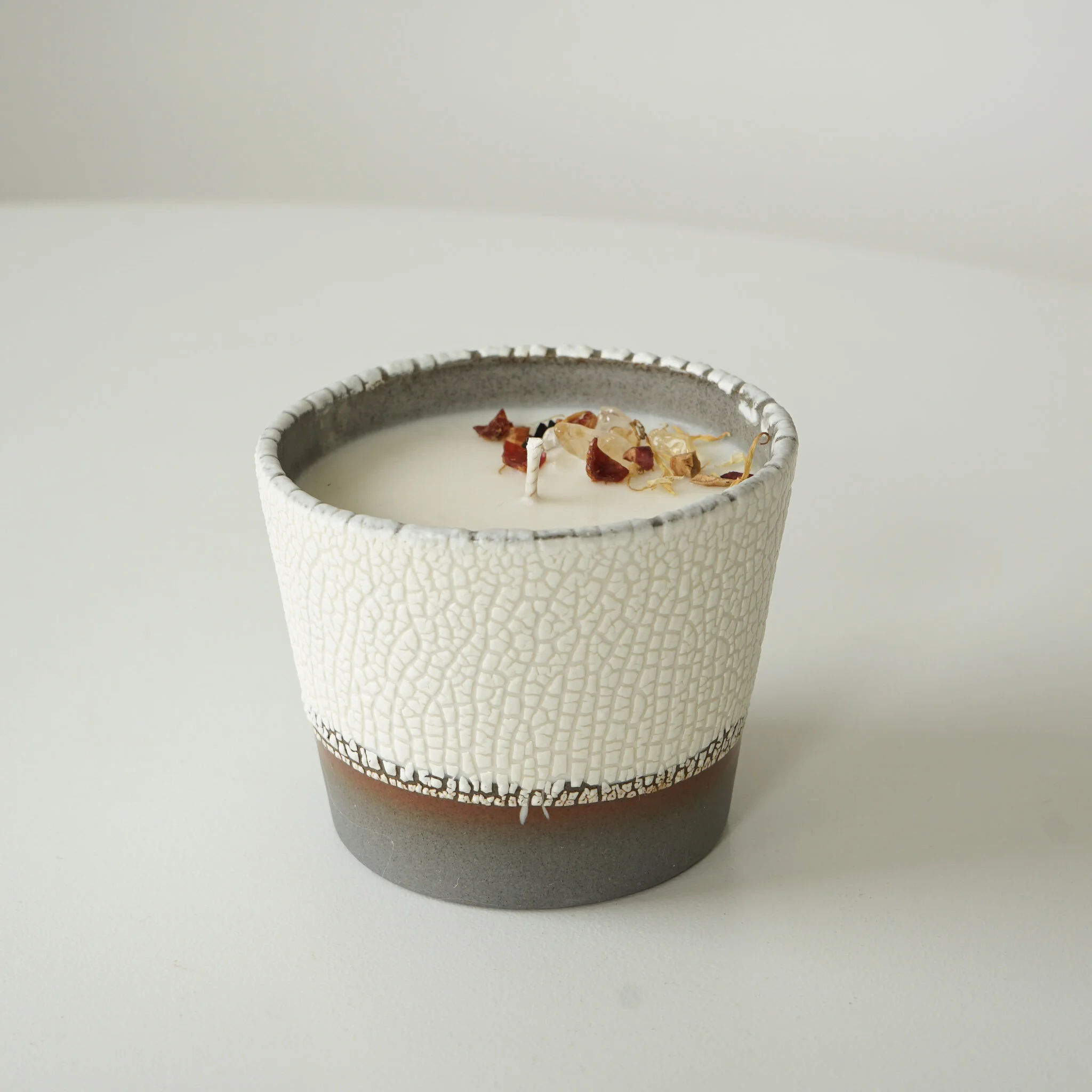 Handmade Soy Candle - Mango + Coconut (8 oz)