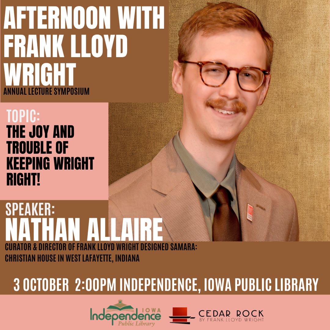 An Afternoon with Frank Lloyd Wright: Lecture Symposium