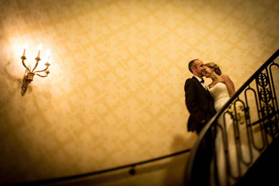 rachel + tom chicago palmer house rookery finanacial district wedding rose gold -010.jpg