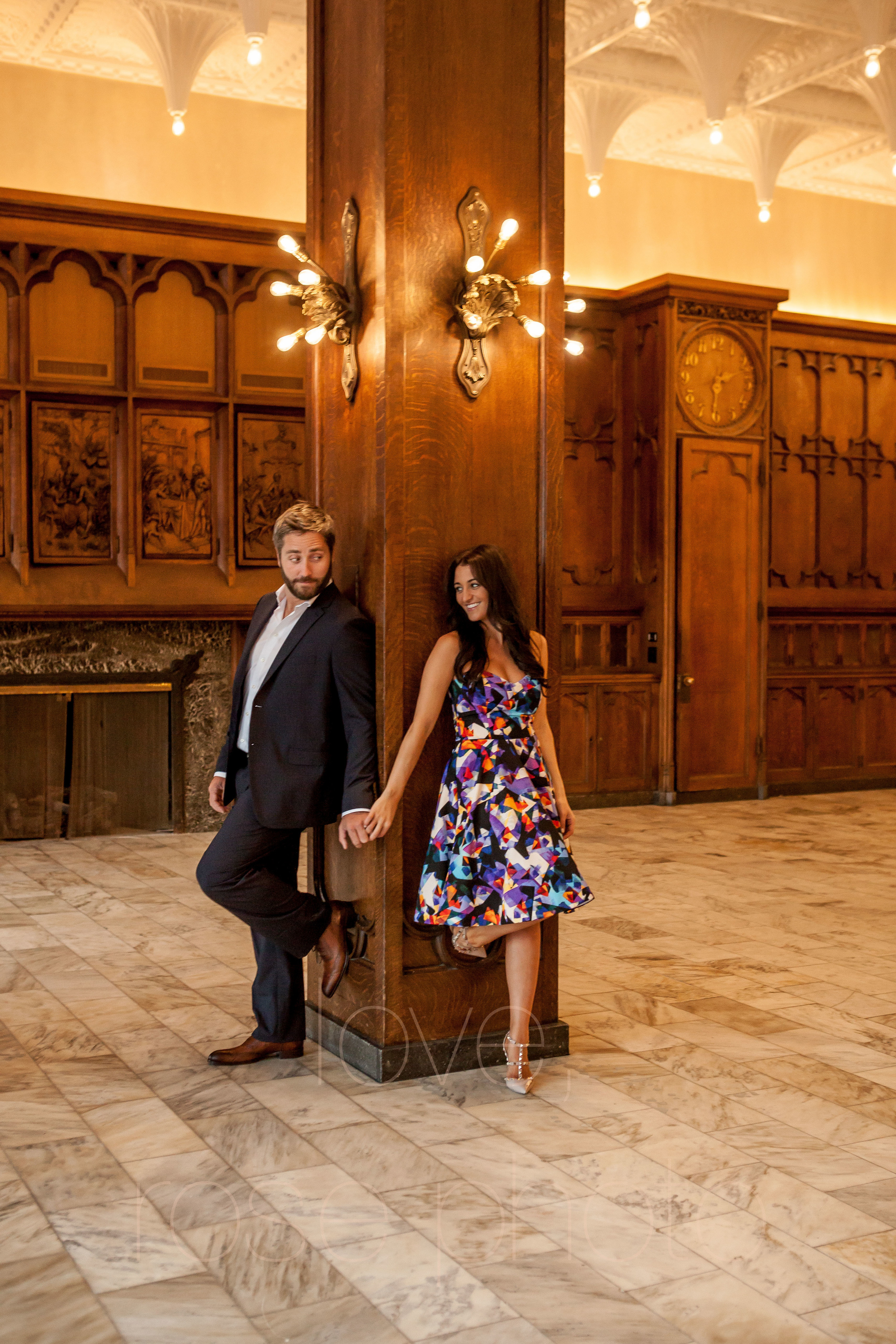 Sarah + Mike Engagement shoot Rose Photo Chicago Athletic Association Michigan Avenue Millenium Park  -011.jpg