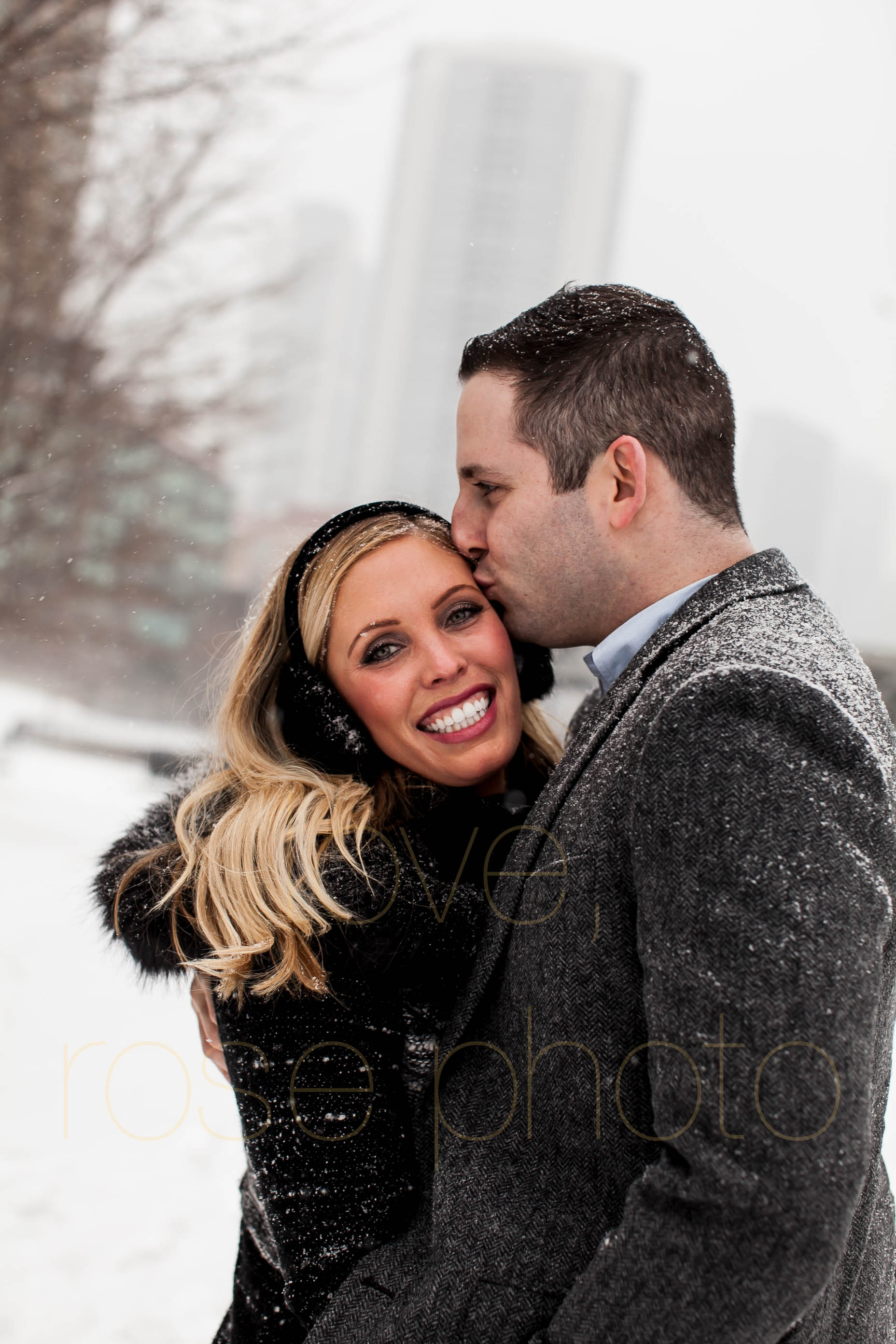 Meredith + Ross NYE 2016 Green Door Tavern River  North Erie Cafe Rose Photo Custom Enagement Shoot Chicago Wedding Photographer -9.jpg