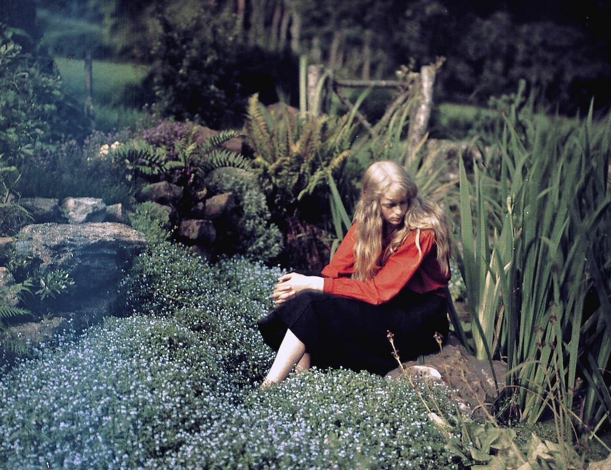 The garden images were probably taken at Rempstone Hall in Dorset.