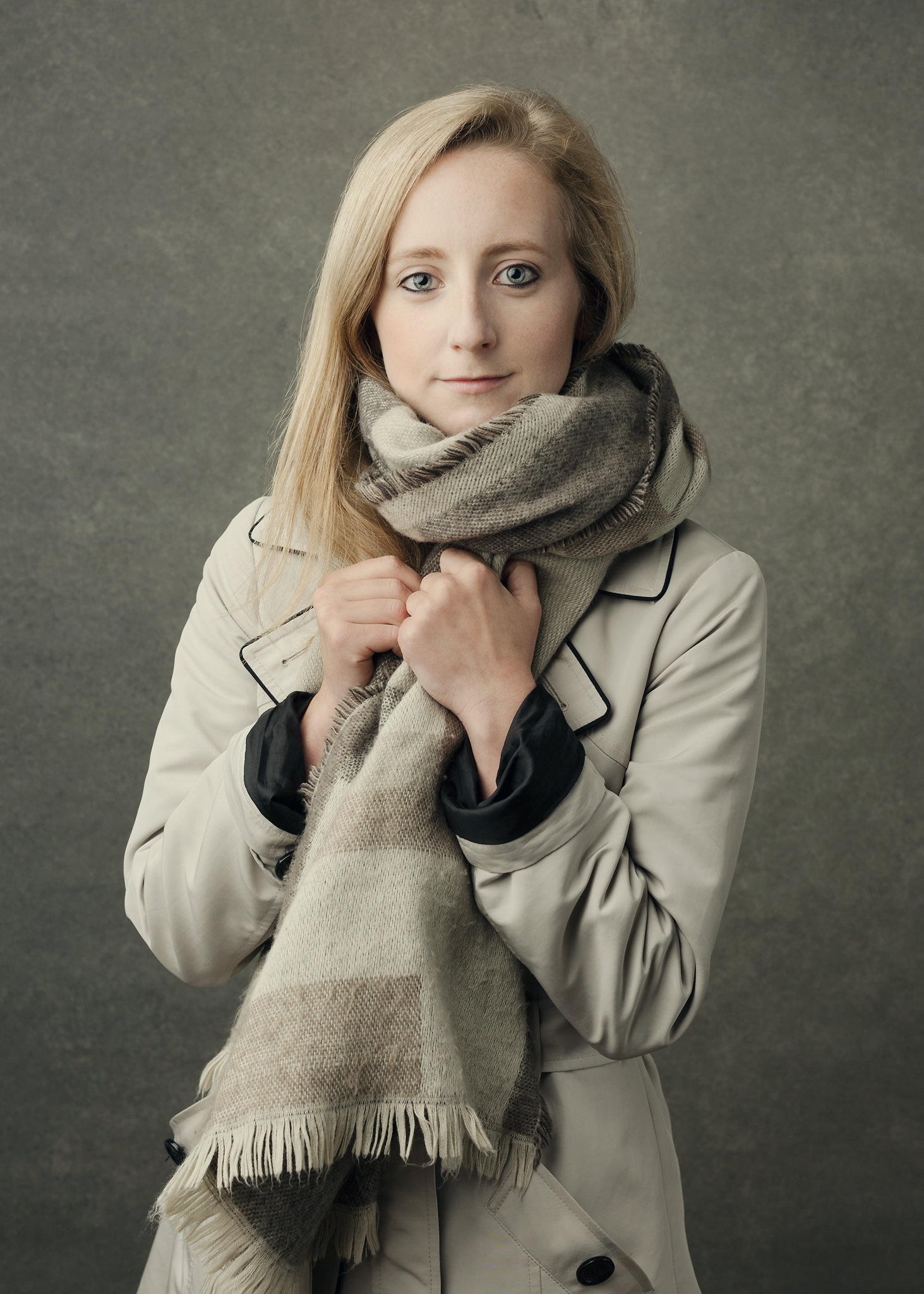 Susannah, winter coat & scarf