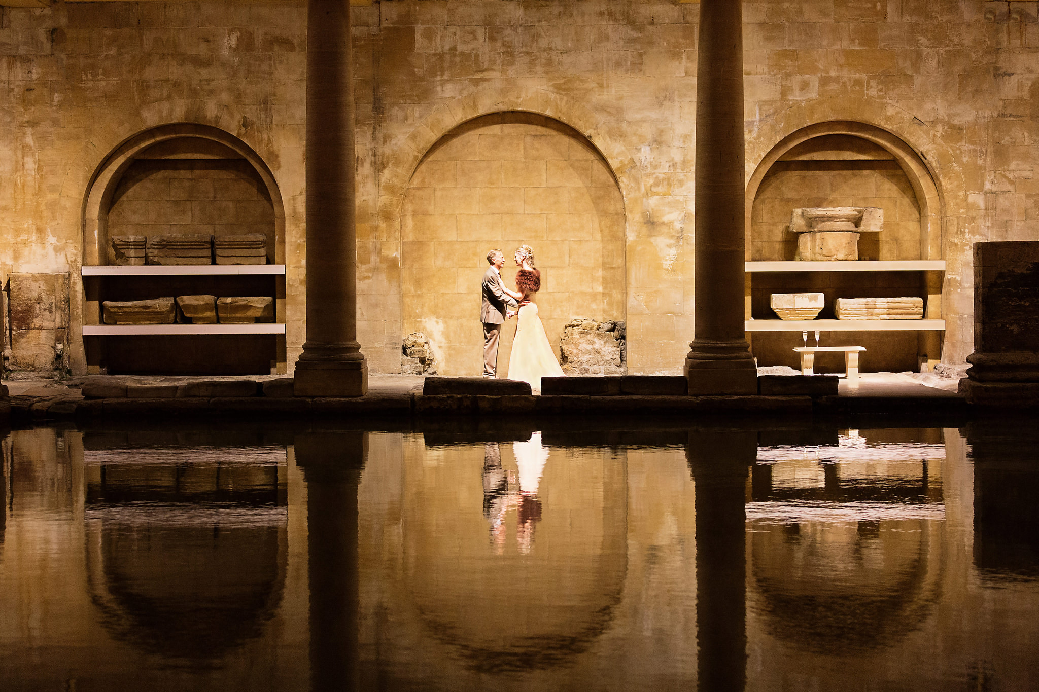 Roman Baths for wedding photography