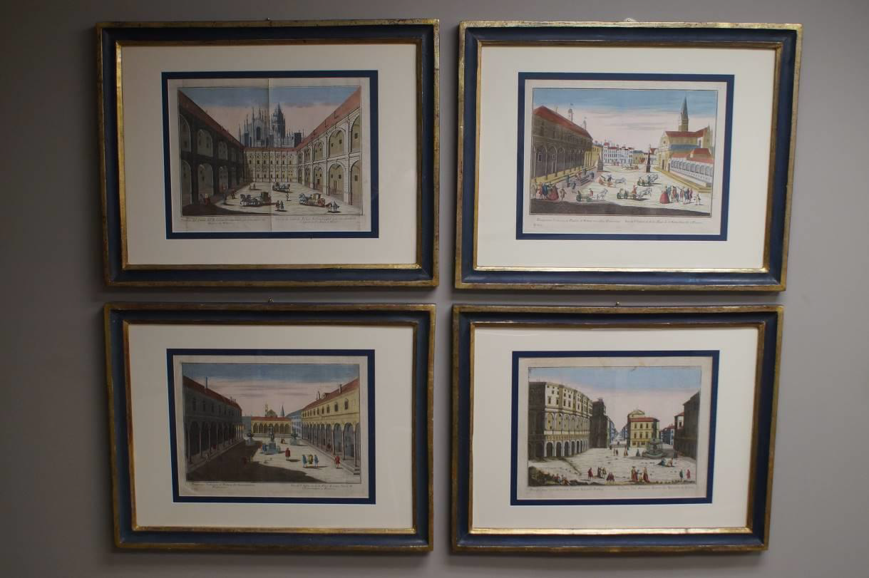 Four City Engravings