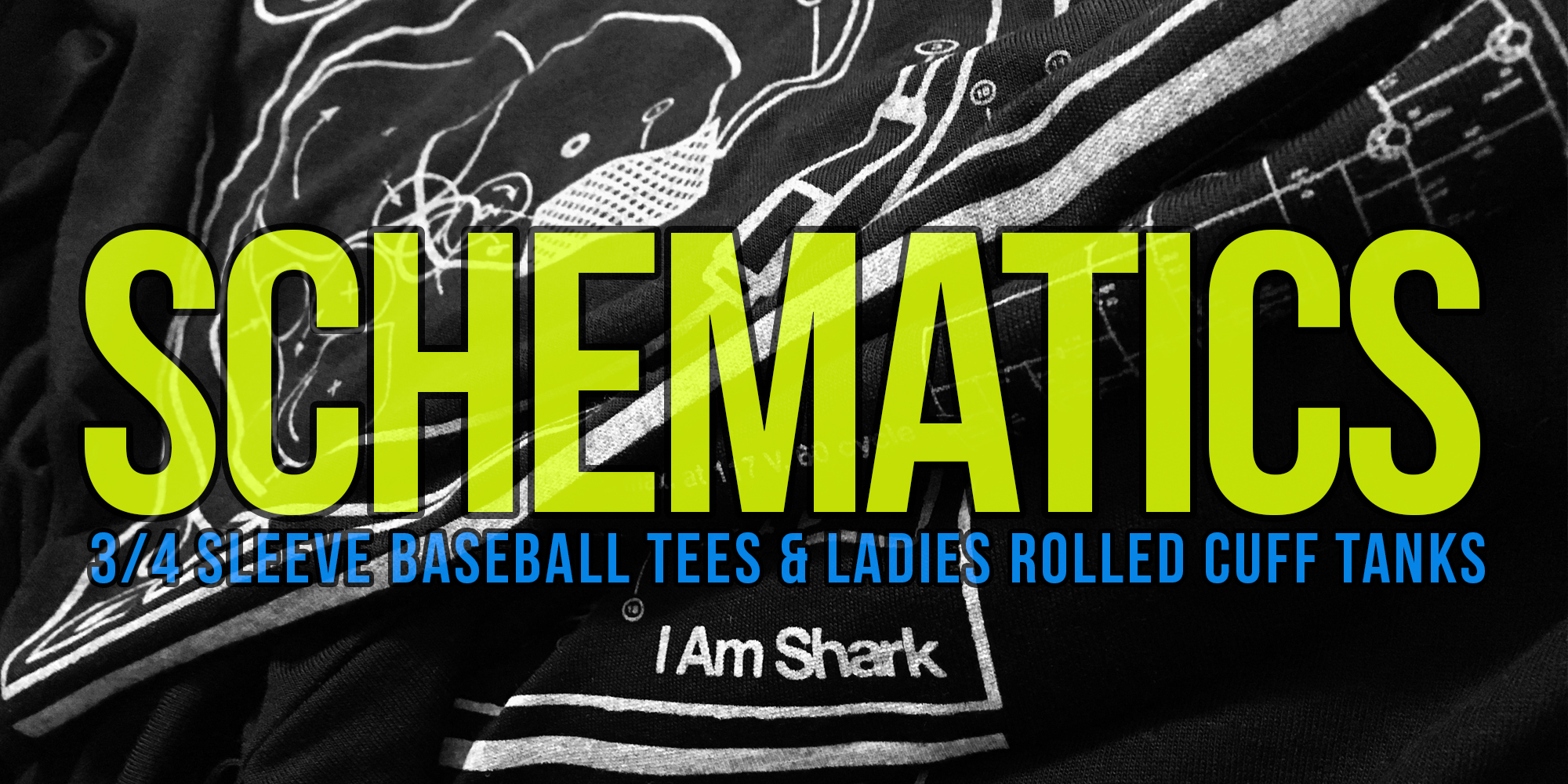 Schematics - 3/4 Sleeve Raglan Tee