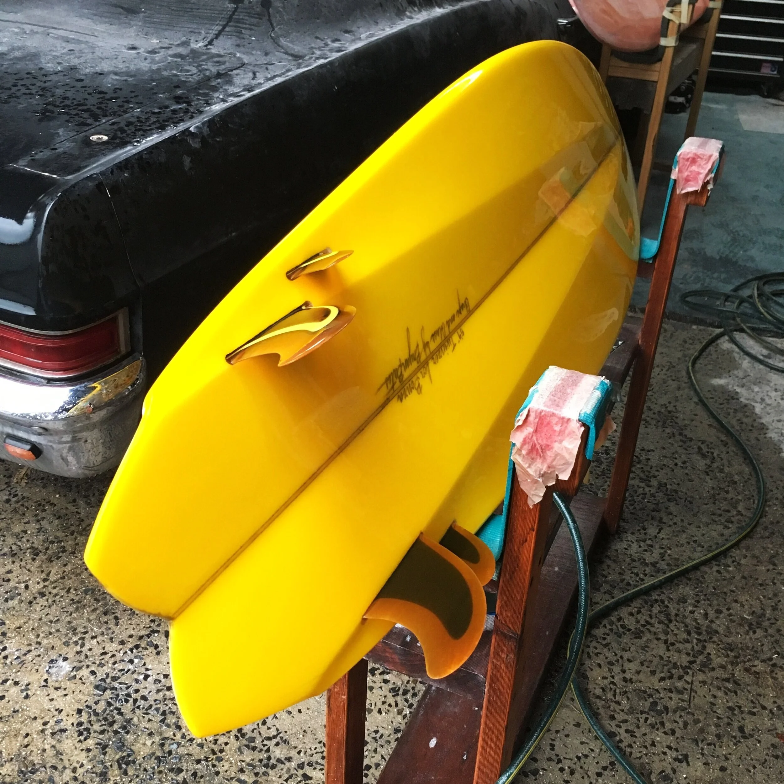5’9” Twinzer Tunnel Bottom. A unique new bottom shape I developed that has a lot to offer.