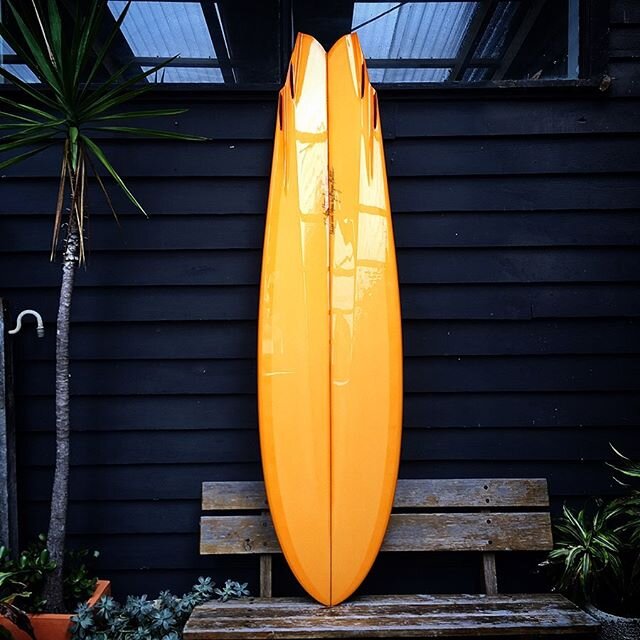 7&rsquo;1&rdquo; #drifter for Jason, one of my favourite boards I&rsquo;ve done recently. 
Heaps of info about the tunnel bottom shape that started with my drifter design is on my website blog, the link is in my bio 👆🏻. #beautiful #handmade #custom