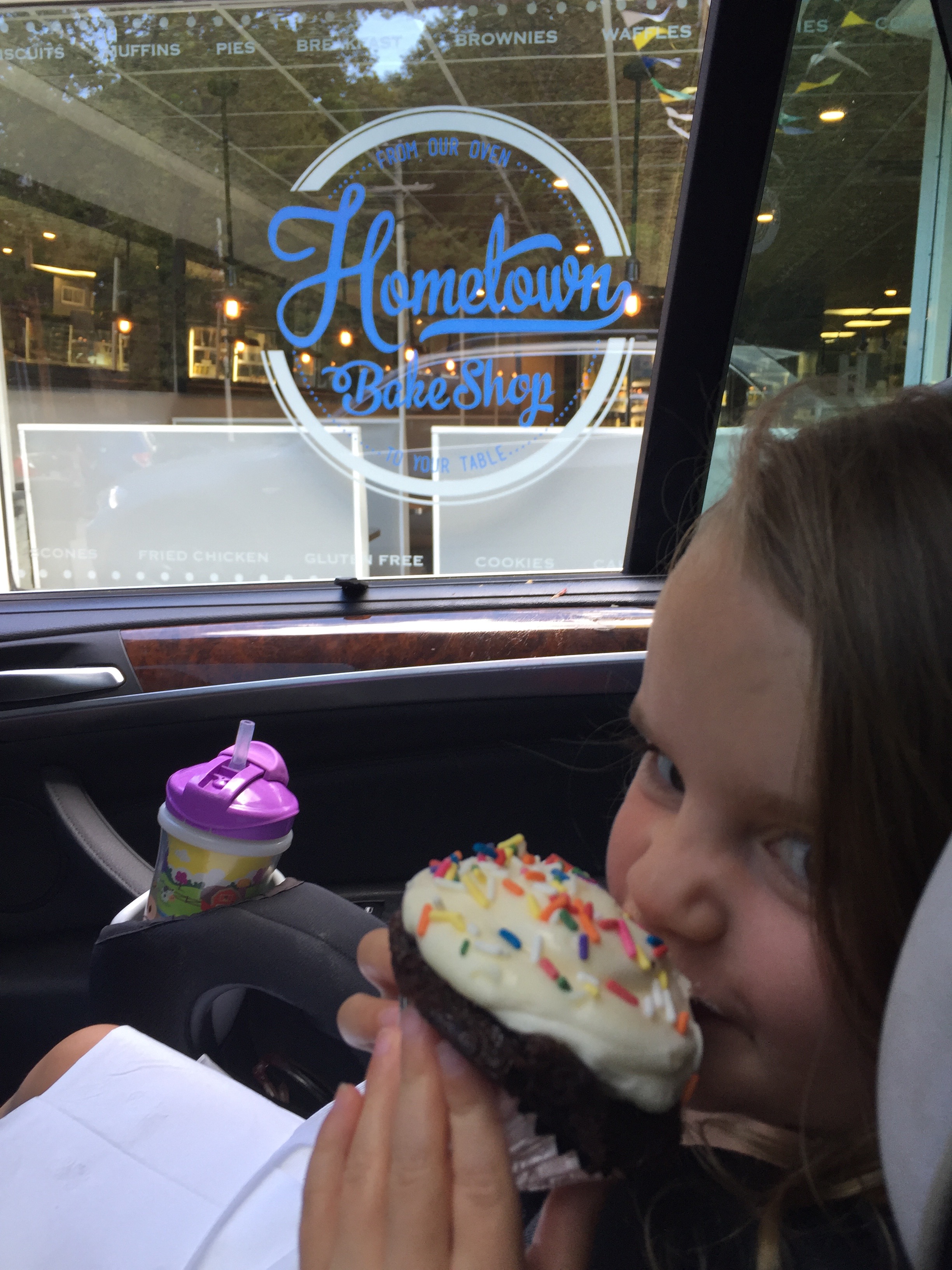 Thanks for the delicious cupcake Hometown Bake Shop!