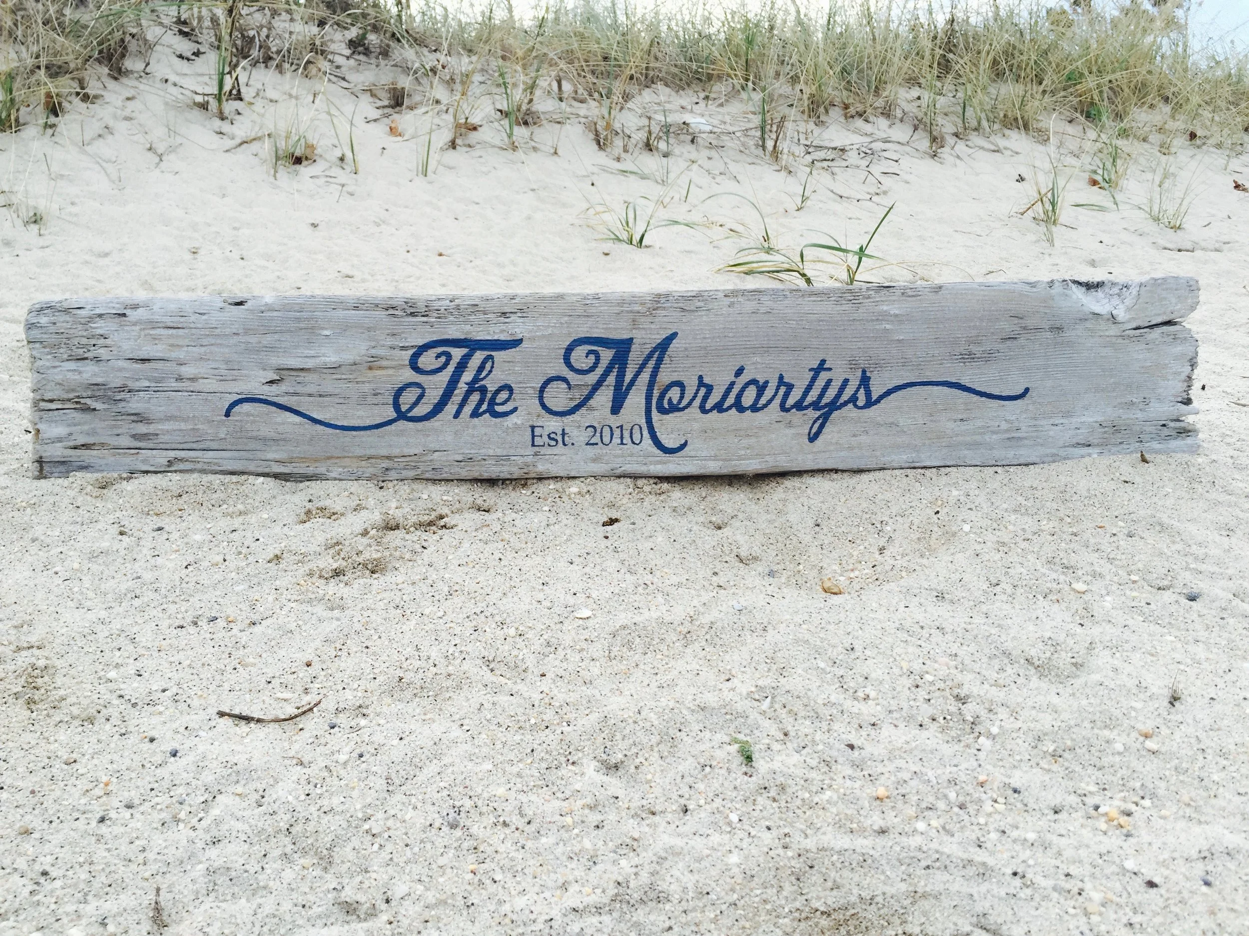 Custom Driftwood Signs — Harbor Homestead & Co.