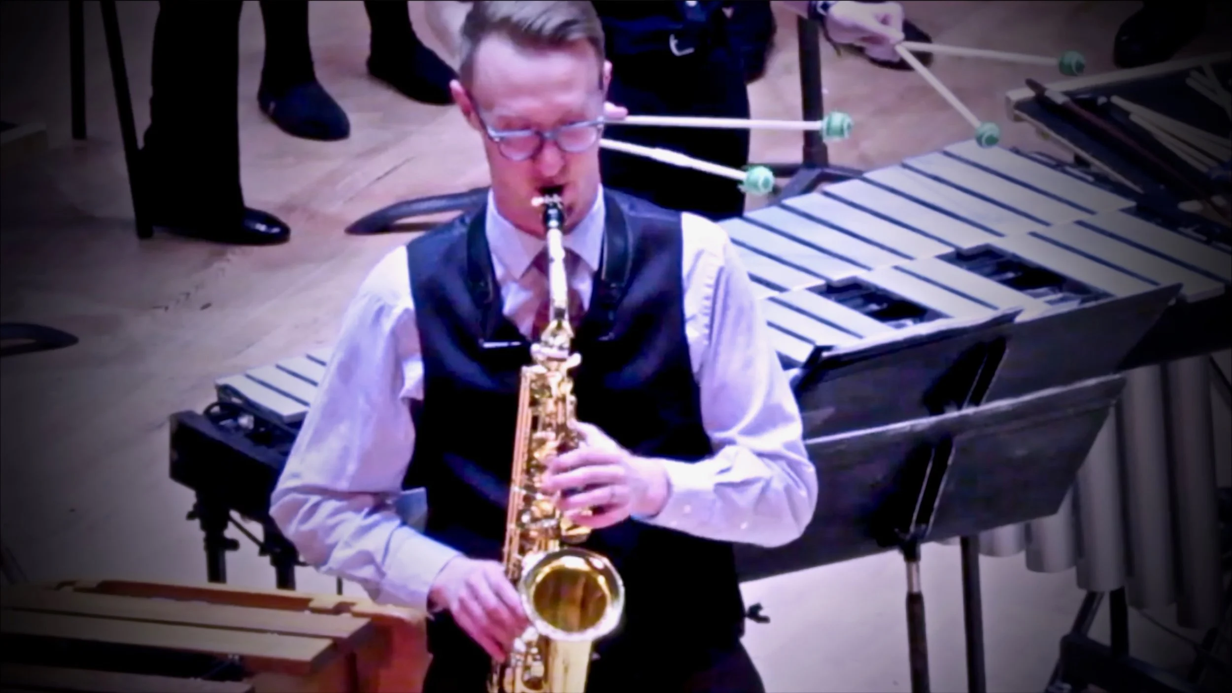 Drew Whiting: alto saxophone soloist