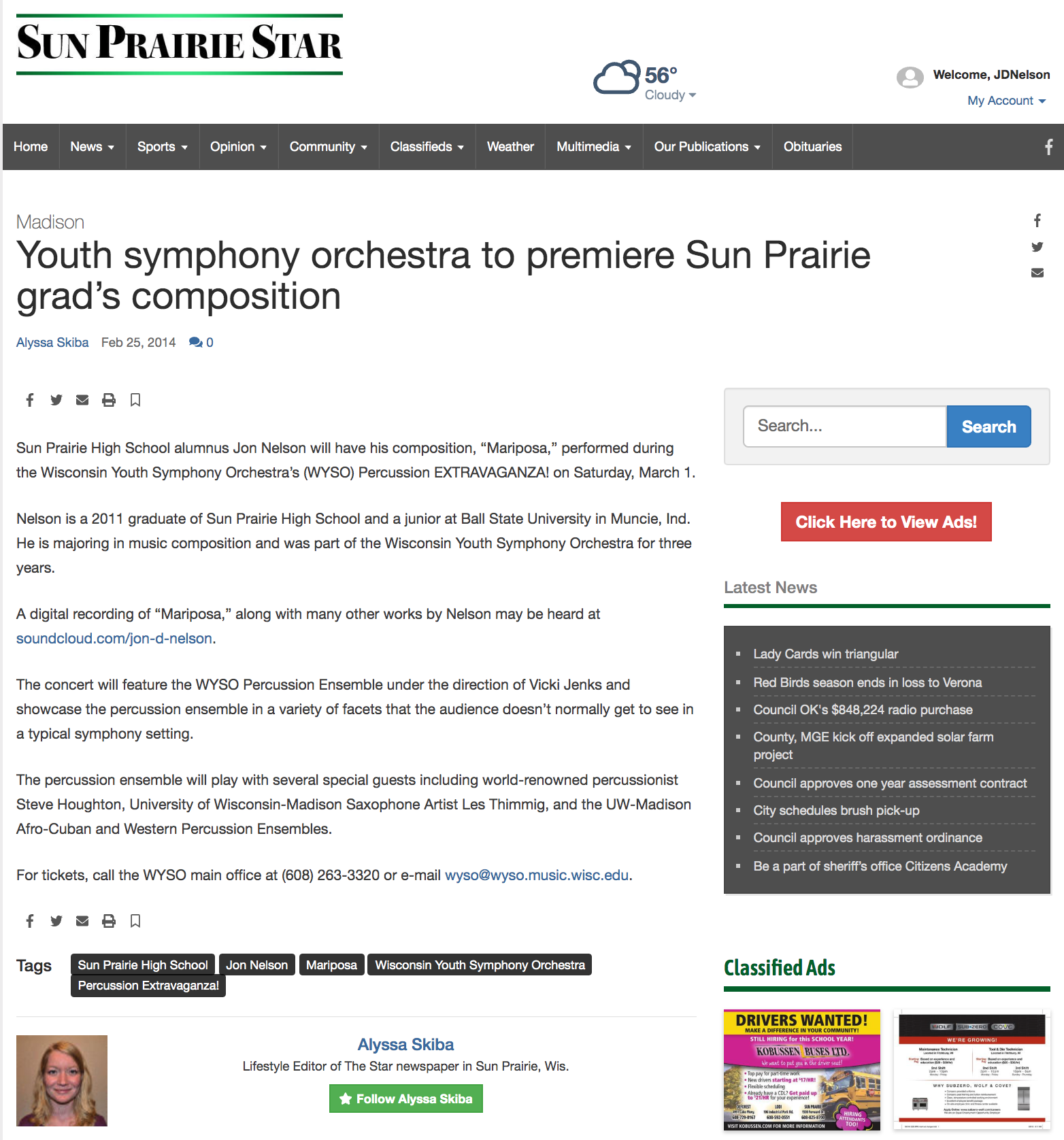 View Original Article Online: http://www.hngnews.com/sun_prairie_star/community/features/article_801d260c-9e34-11e3-ad1a-001a4bcf6878.html