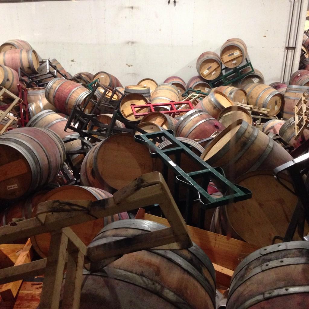 Damage to the Matthiasson Barrel Room