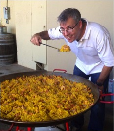 TAPAS President and St. Amant Winery vintner Stuart Spencer calls Tempranillo "A grower's grape" and advocates its food-friendly structure - especially when it comes to paella