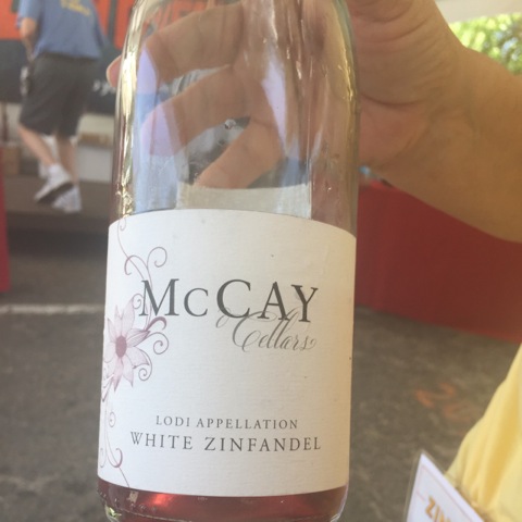 Debut of McCay Cellars White Zinfandel, savory style