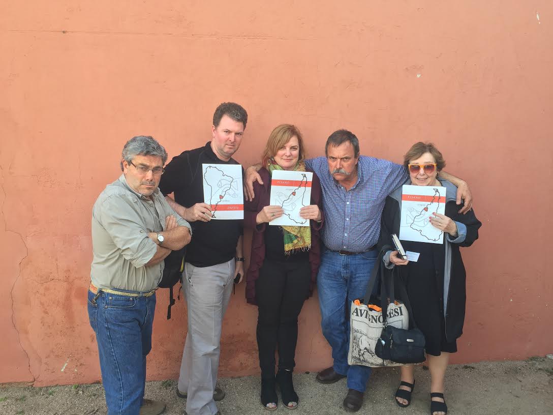 Clowning around with the Pisano brothers in Uruguay with Alder Yarrow, me and Elin McCoy