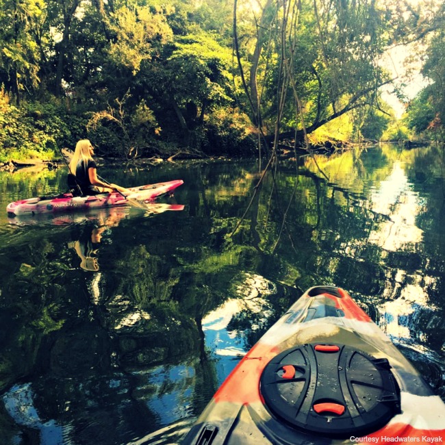 Kayaking the Mokelumne River. Courtesy of Headwater Kayak Shop.