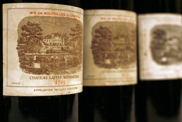 Bottles of Chateau Lafite. Photo courtesy of Jing Daily.