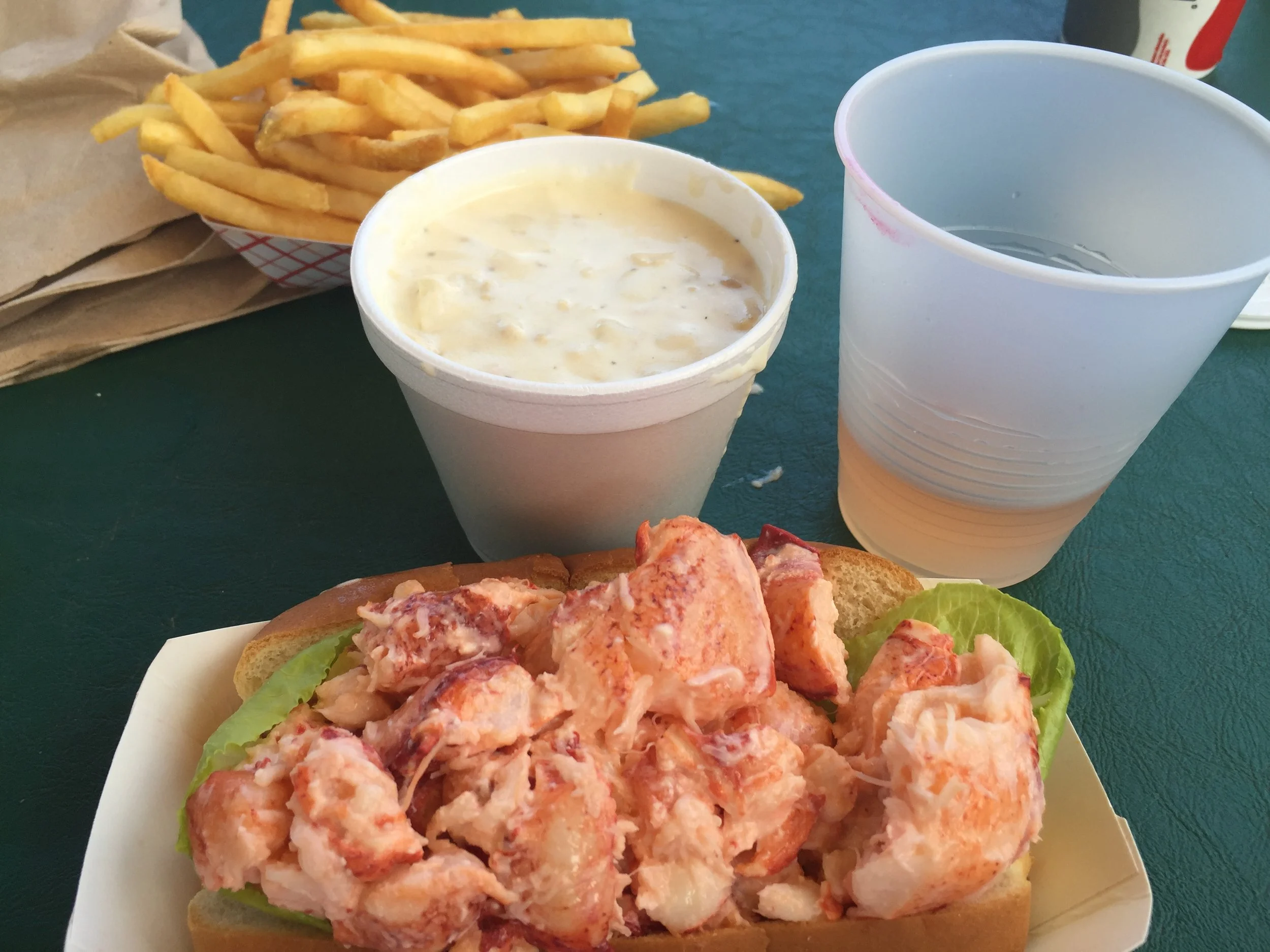 Lobster roll from Arnold's Lobster in Eastham, MA. Photo courtesy of Kimberly Charles.