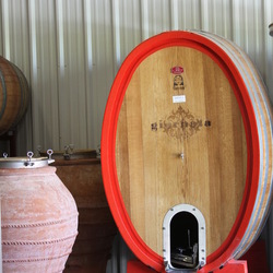 Fermentation vessels in Terrizzi's cellar. Photo courtesy of houzz.com.