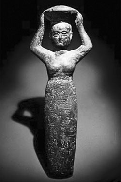 Ancient Sumerian goddess of beer, Ninkasi. Photo courtesy of Froth N Hops.