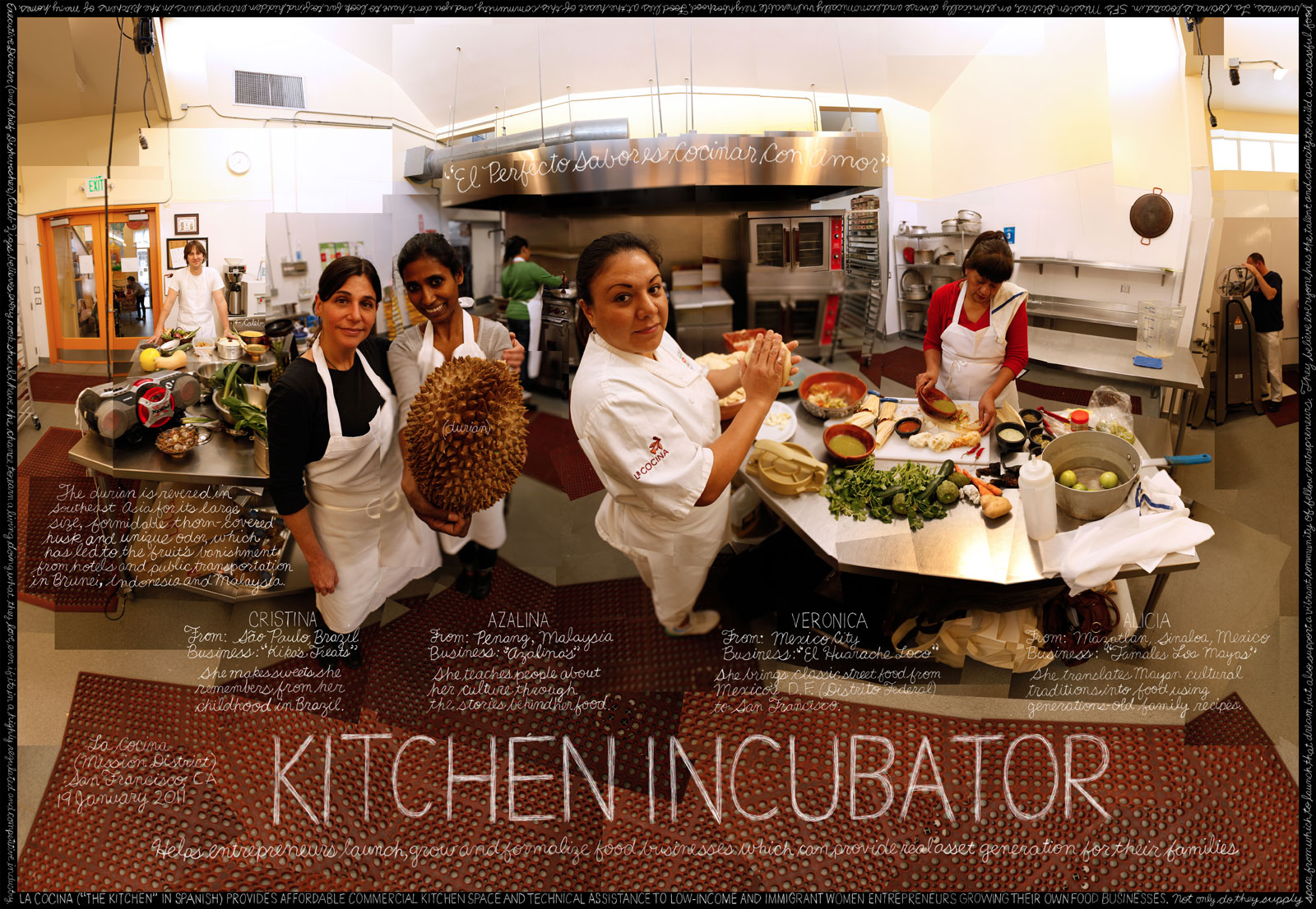 La Cocina food entrepreneurs. Photo courtesy of vaibmu.com.