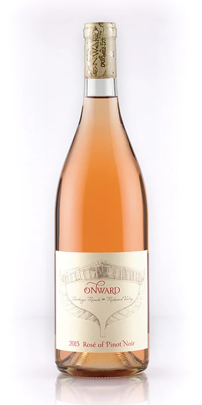 Faith Armstrong's Pinot Noir rosé. Photo courtesy of Onward Wines.