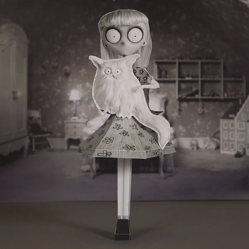Weird Girl Papercraft