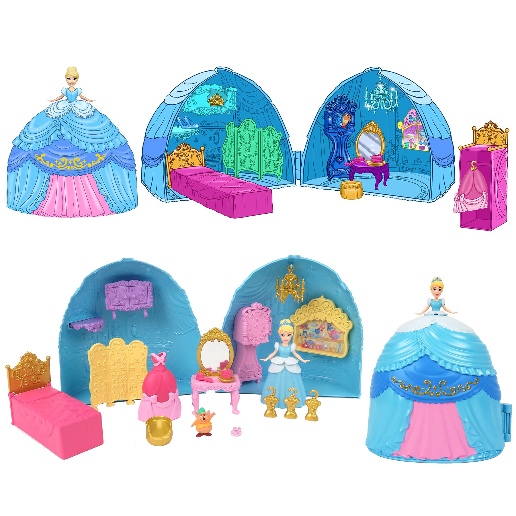 Cinderella Story Skirt Playset