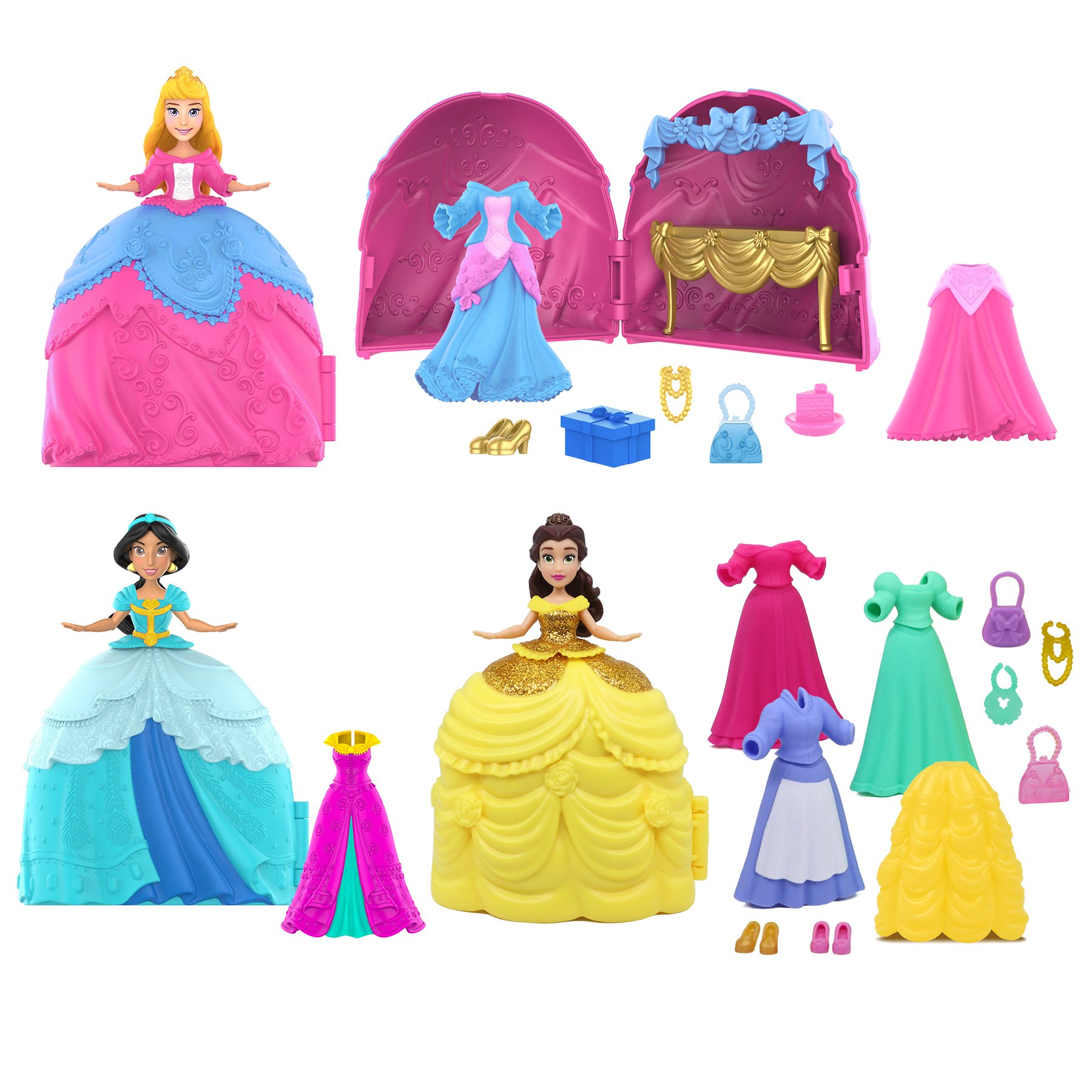 Disney Princess Small Doll Skirt Playsets