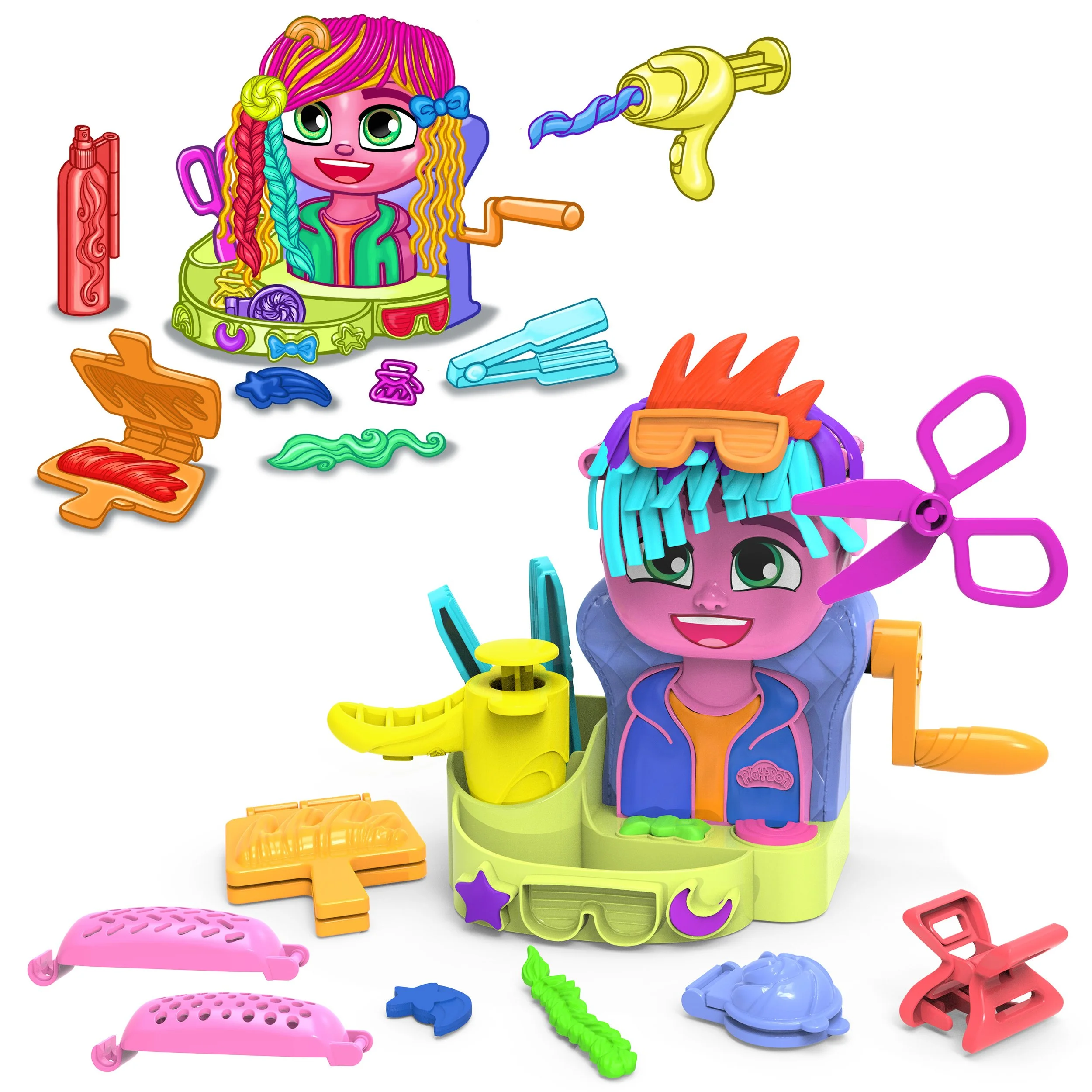 Play-Doh Hair Styl'in Salon Playset