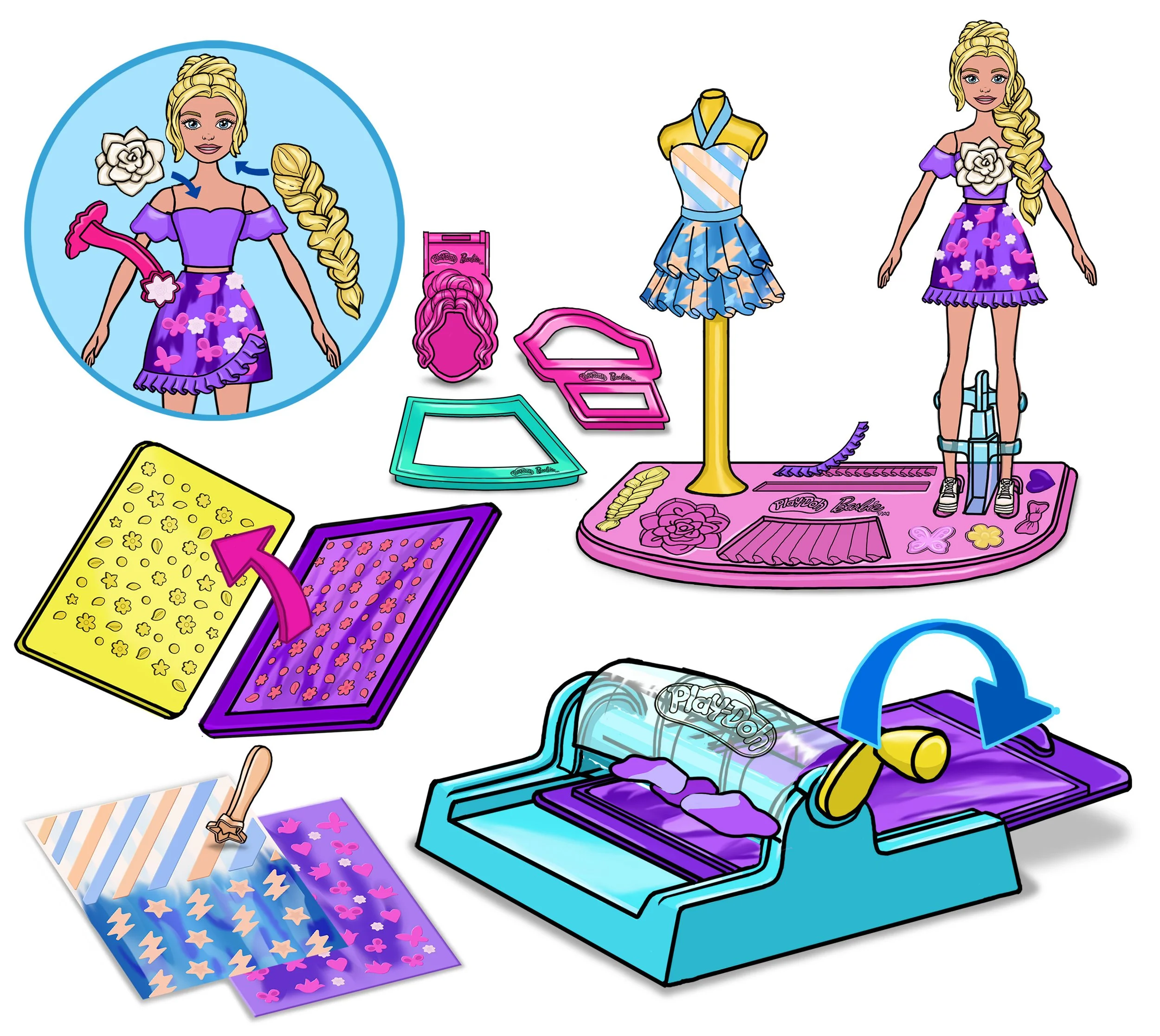 Play-Doh Barbie Design Studio
