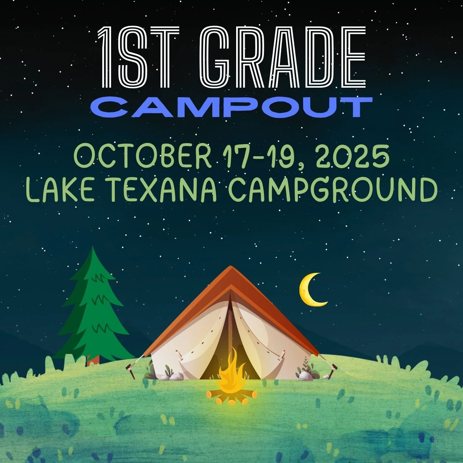 1st Grade Campout