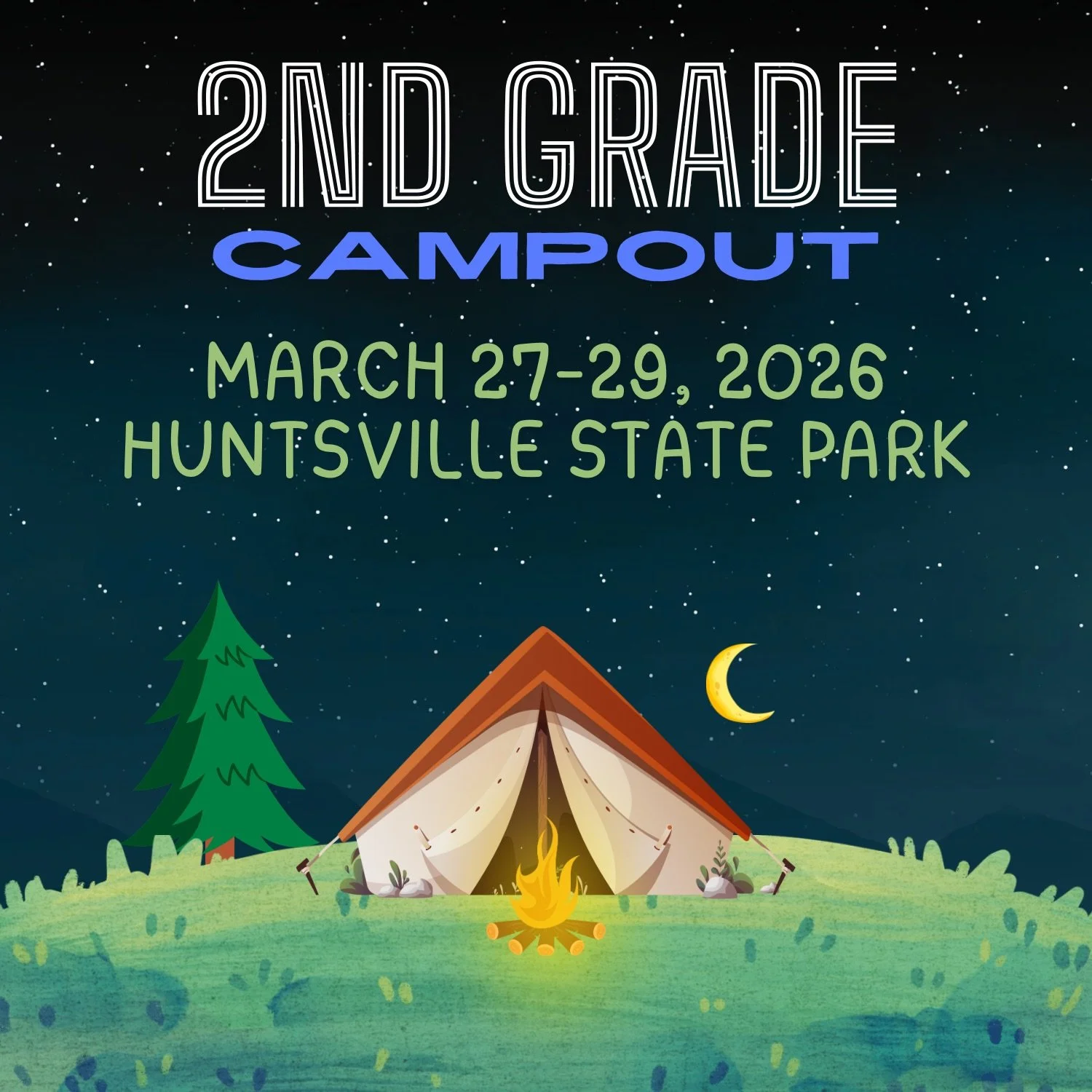 2nd Grade Campout