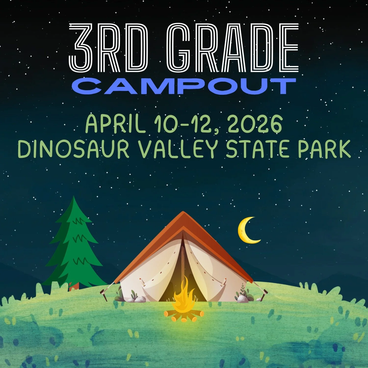 3rd Grade Campout