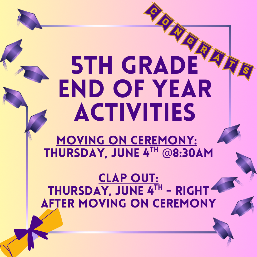 5th Grade Moving On Ceremony