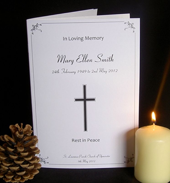 Religious Memorial Services Martha Lynn Laskie Graphic Design