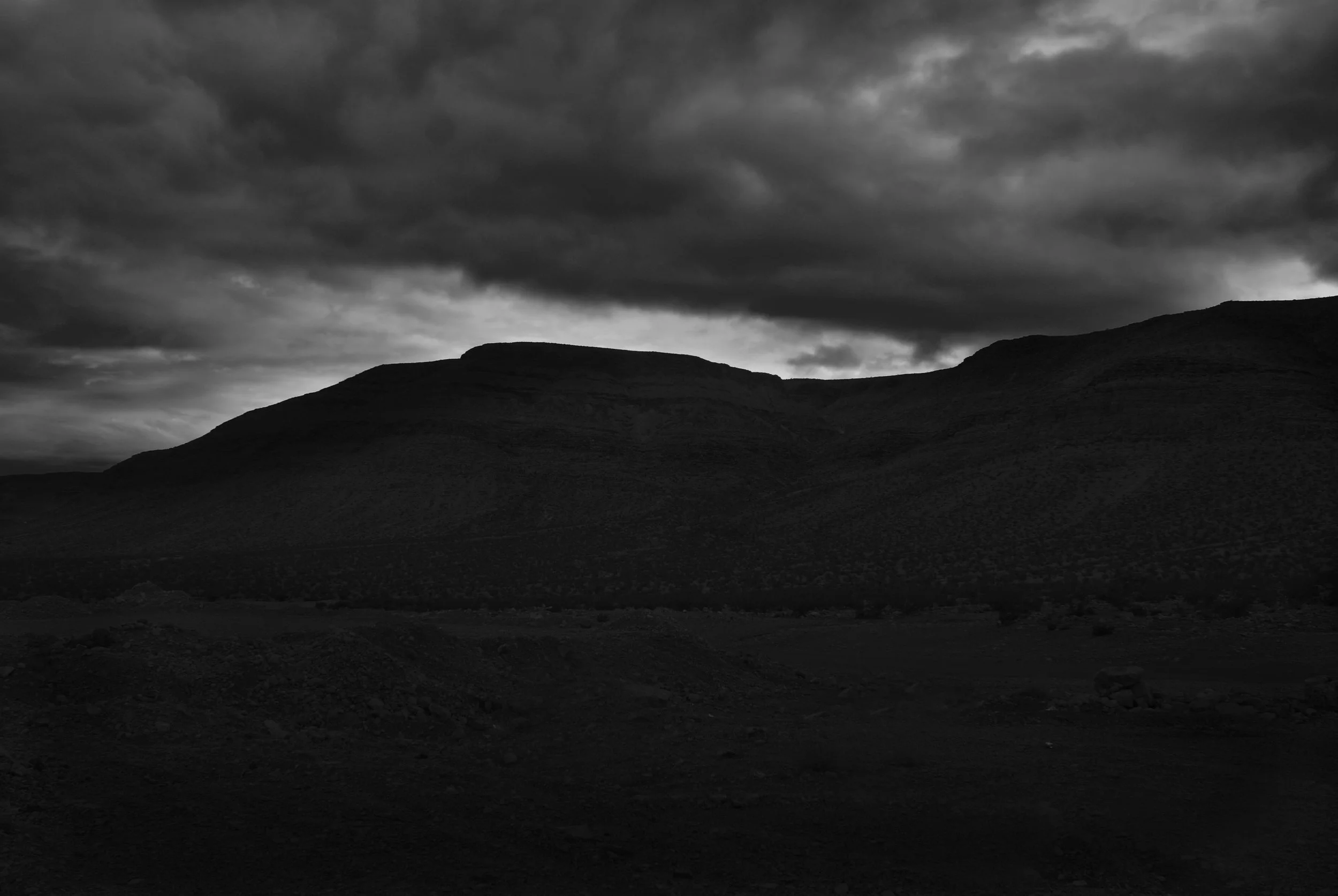 Twilit Mountain in Nevada