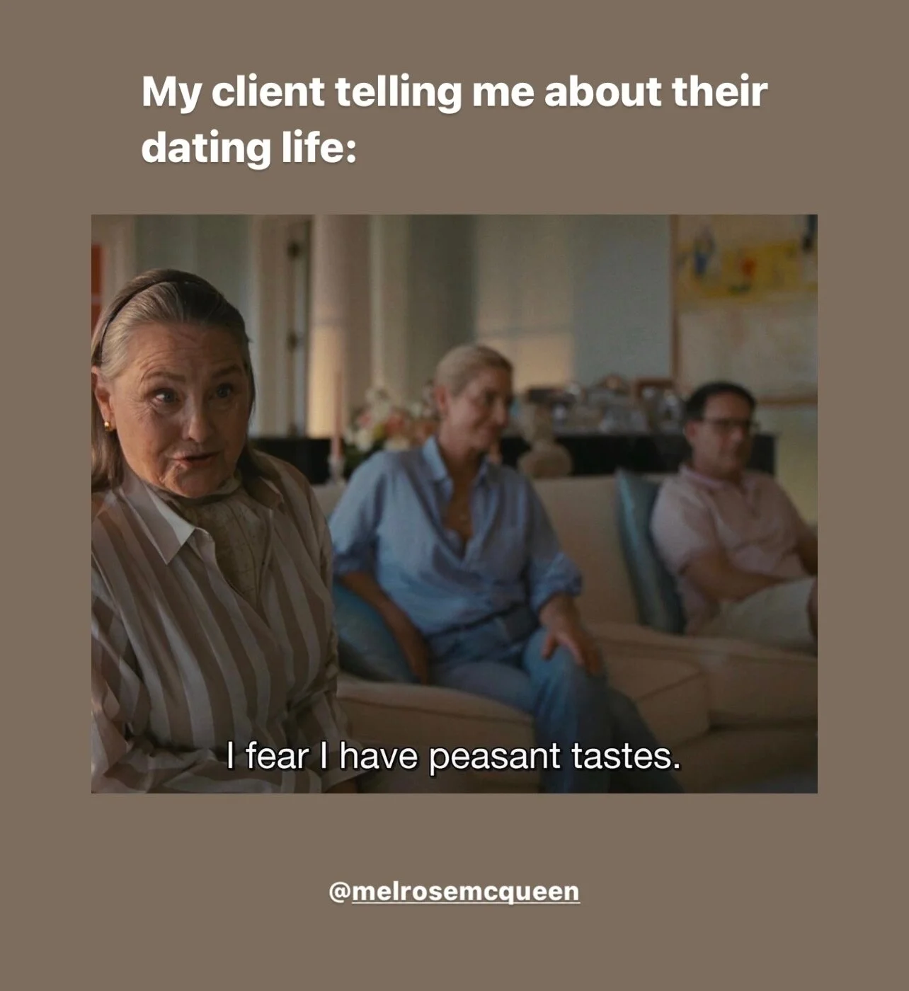 you and me both sis #melrosemcqueen