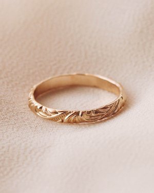 14K Gold Filled Loose Curb Chain Ring — Priscilla Ma