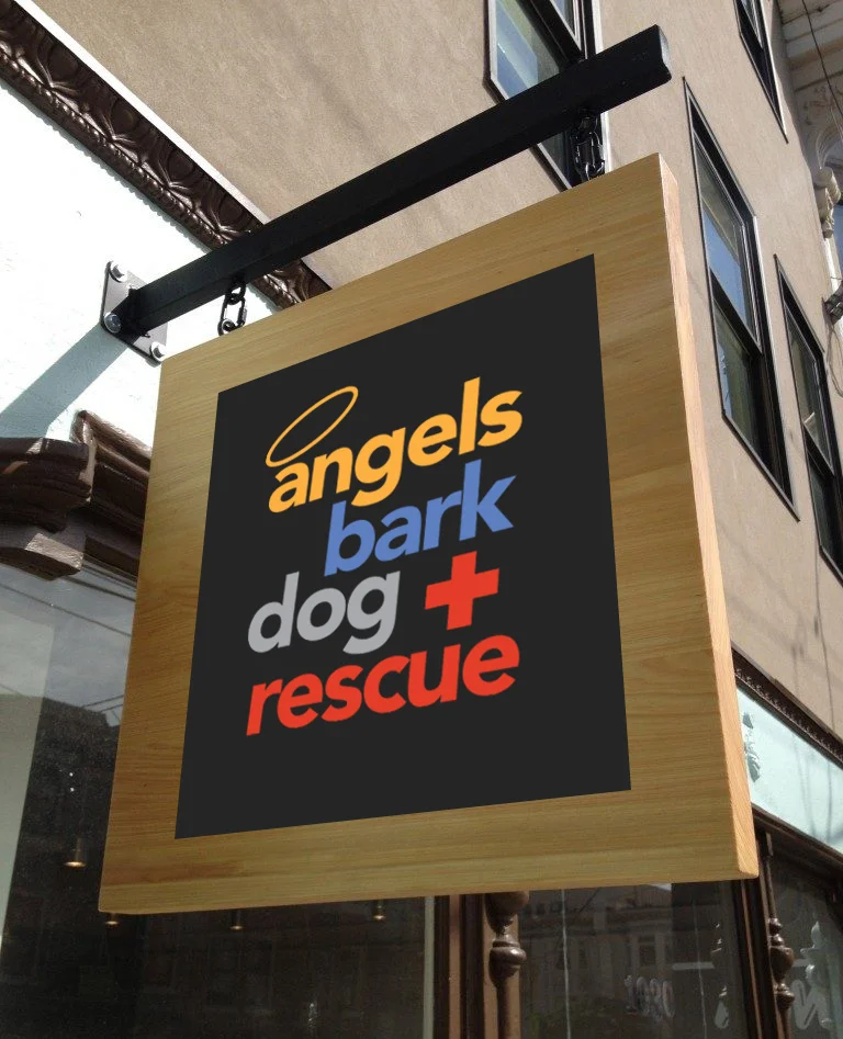 Company: Angels Bark Dog & Rescue Logo creation | Branding