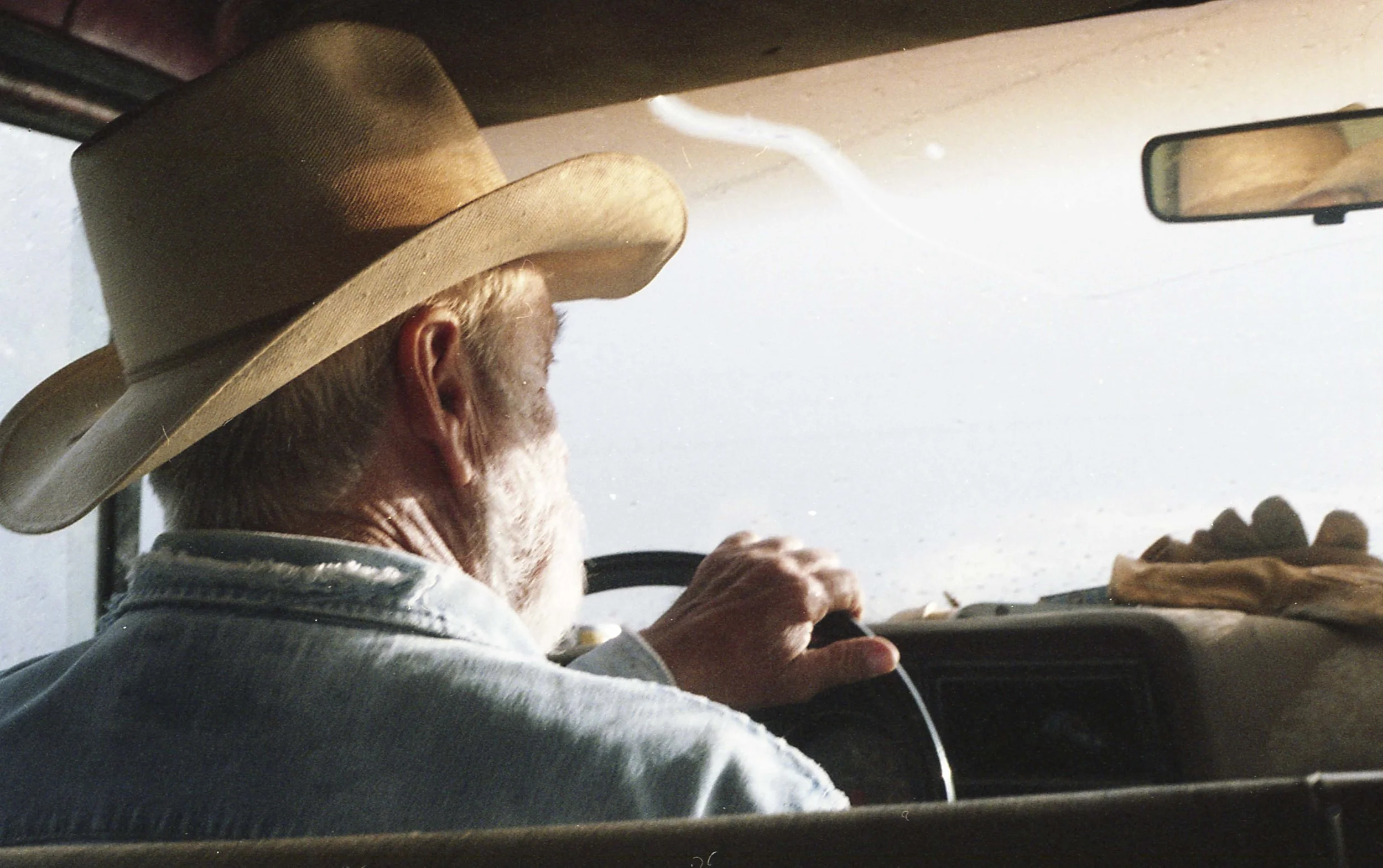 on board of john's truck | Taos, New Mexico 2014