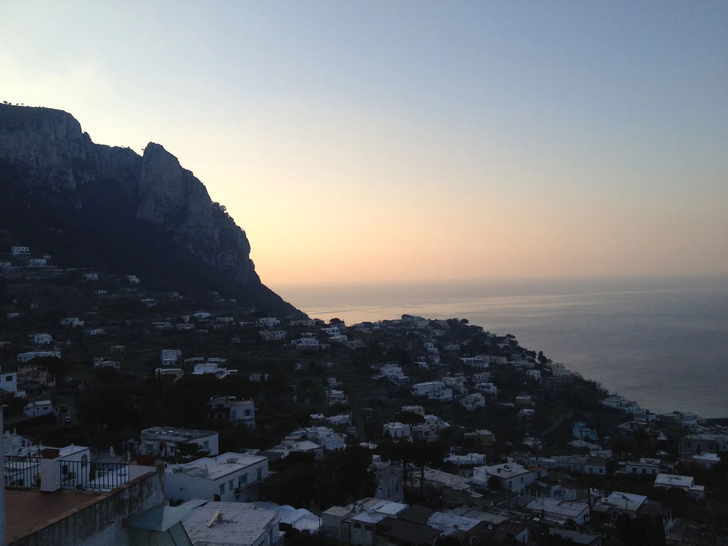 Capri, Italy from Hotel Capri
