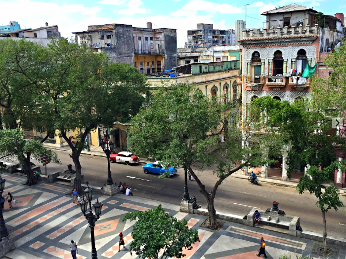 A birds eye view of Old Havana