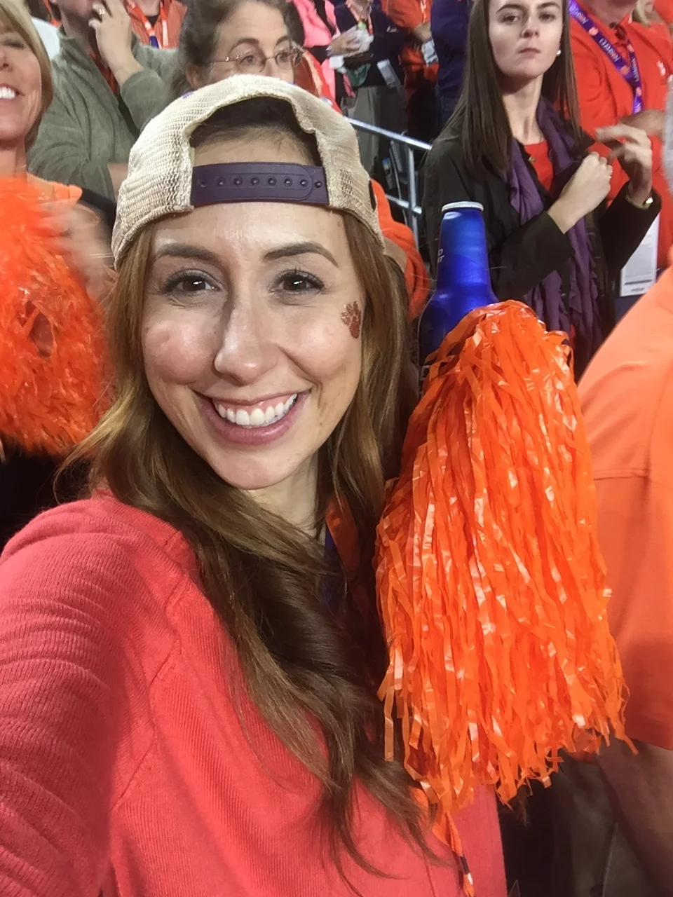 Cheering on the Tigers!