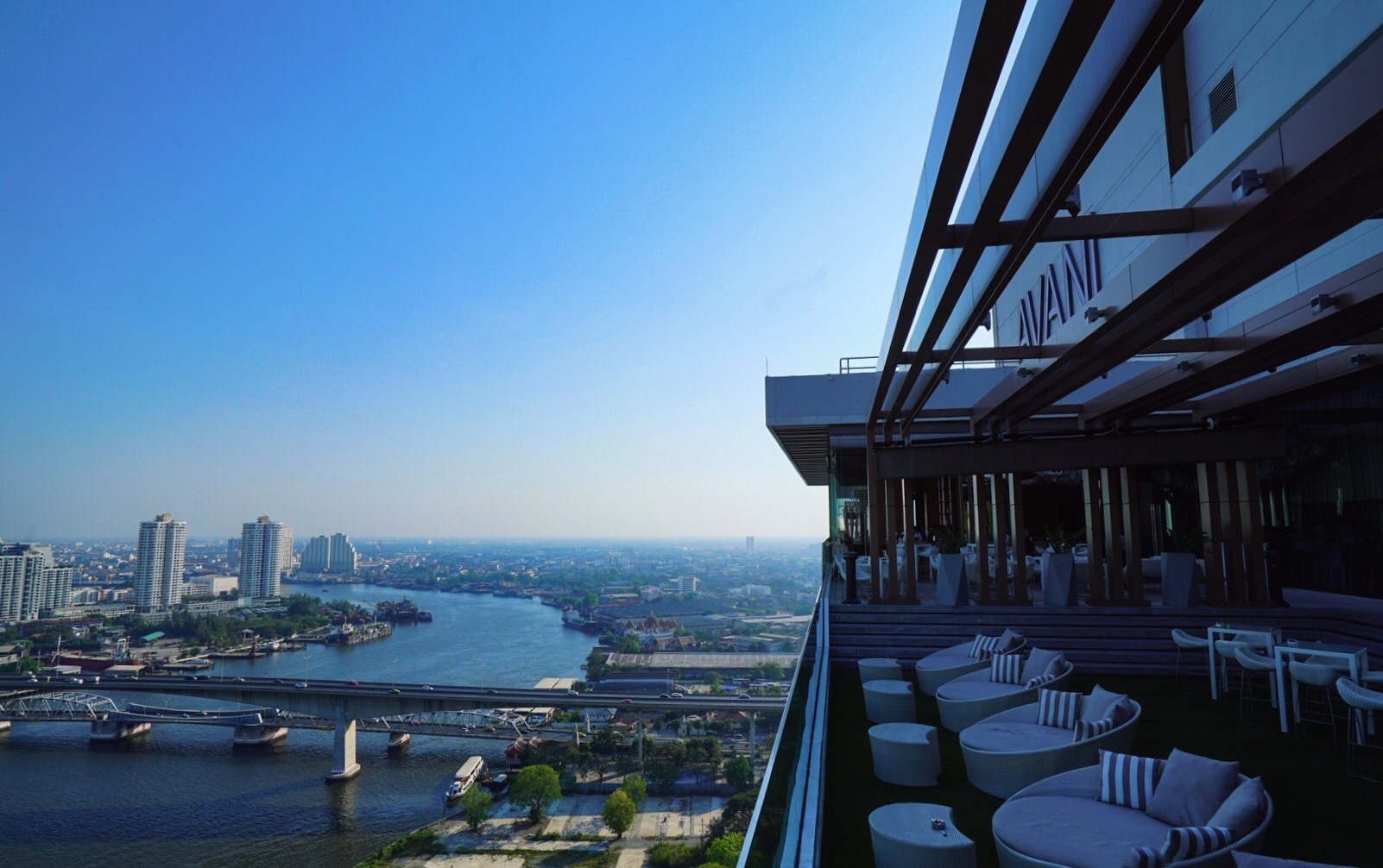 View from Avani Riverside rooftop