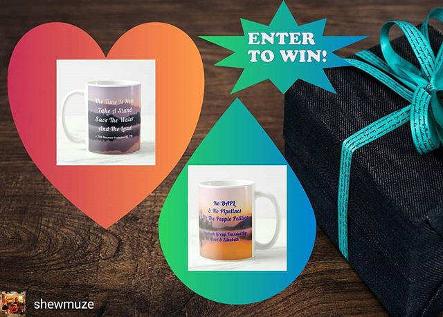 Reposted from @shewmuze - 📮ENTER TO WIN!!! ☺
Enter for a chance to win: a cup with an original design &amp; quote by Shewmuze&nbsp;Productions LLC. The winner will receive:&nbsp;&quot;Save The Water And The Land Coffee Mug&quot;&nbsp;💠✉💠✉💠✉💠✉💠✉