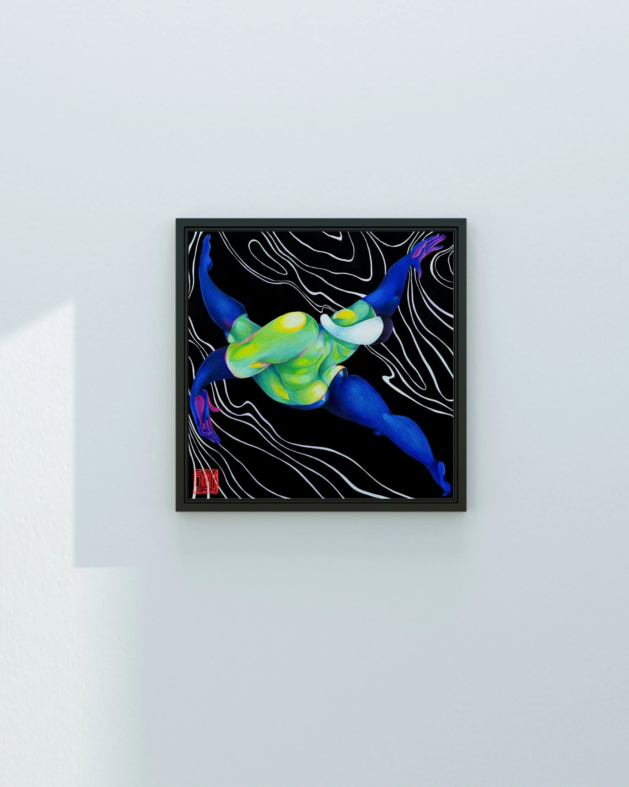  Thinkspace Gallery   12” x 12” Digital Pigment Inks, Color Pencil, Gouache 