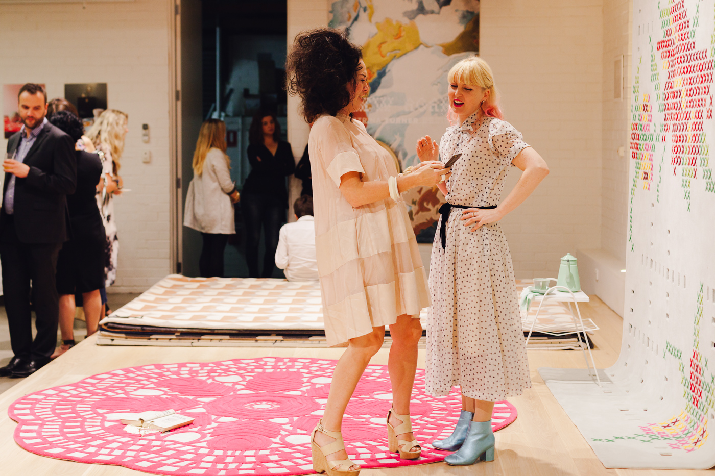 With Lynda Gardener | NEW AGAIN by Petrina Turner Design for Designer Rugs | The launch event