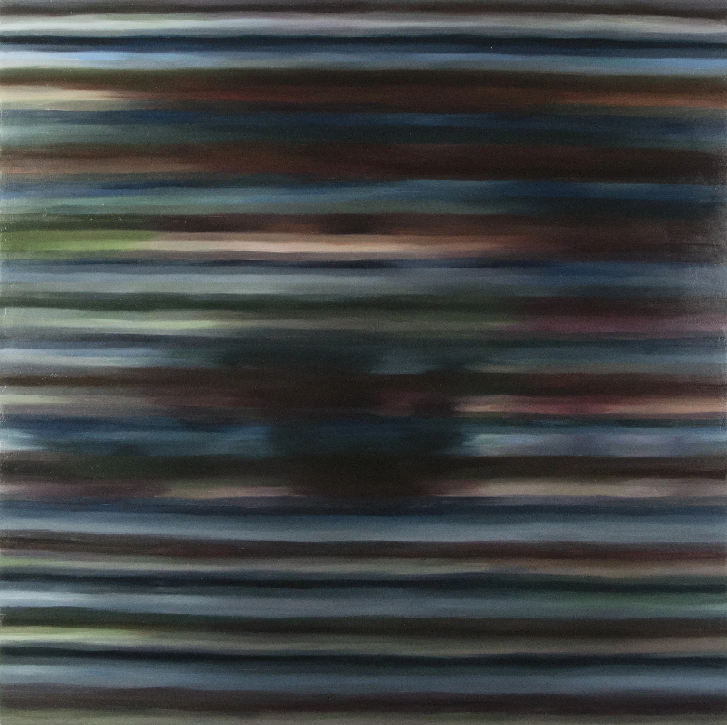 A Digitally Affected Cinematic Angel , 2013 oil on wood panel, 2 2 x 22 inches